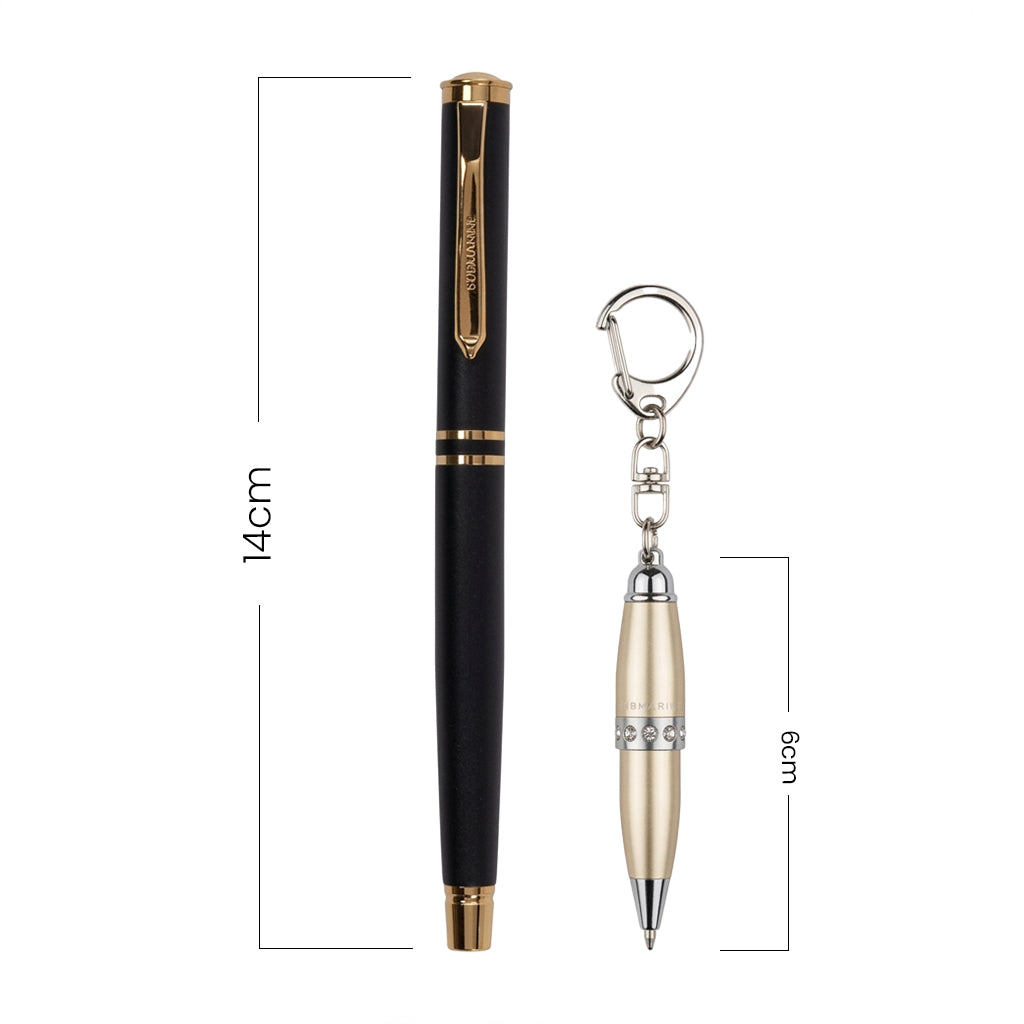 Mini Pop Metallic Ball Pen – Set Of 5