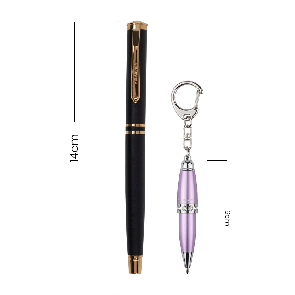 Mini Pop Metallic Ball Pen – Set Of 5