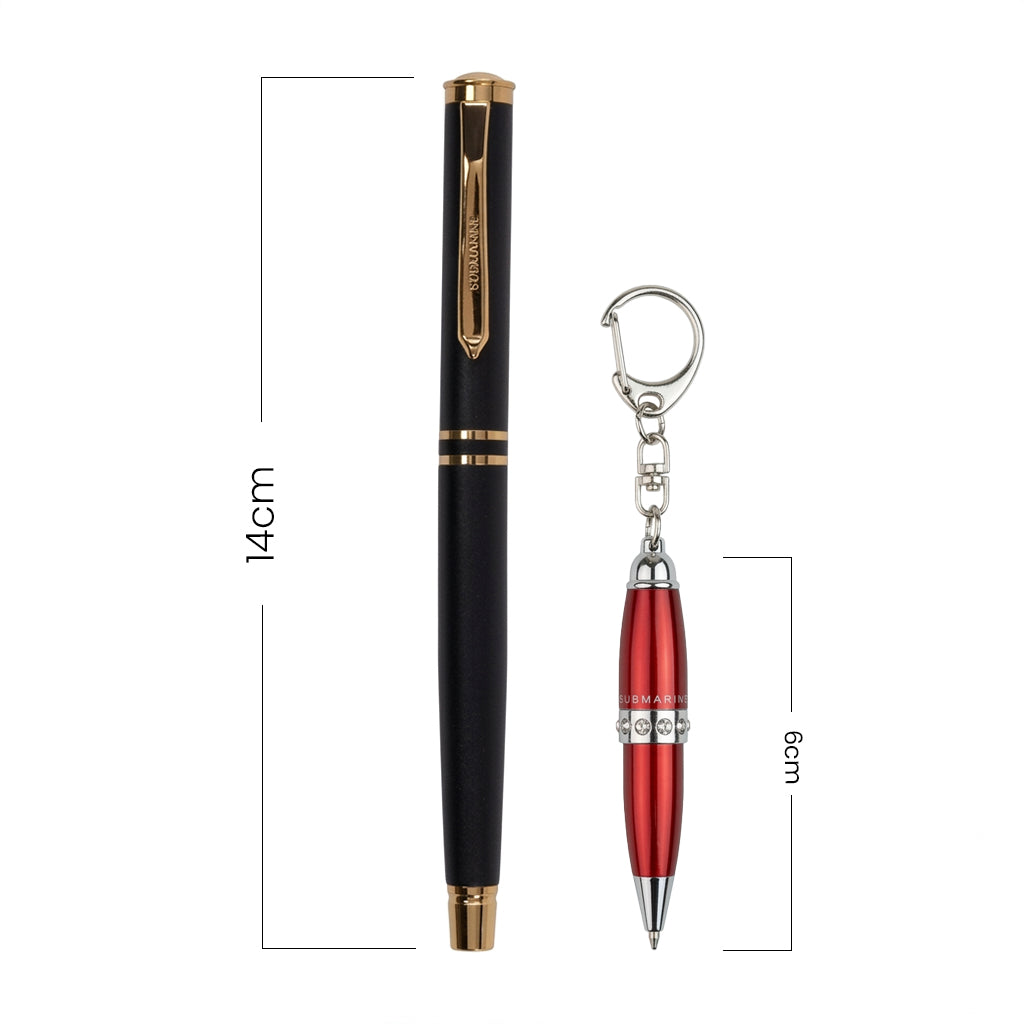 Mini Pop Metallic Ball Pen – Set Of 5