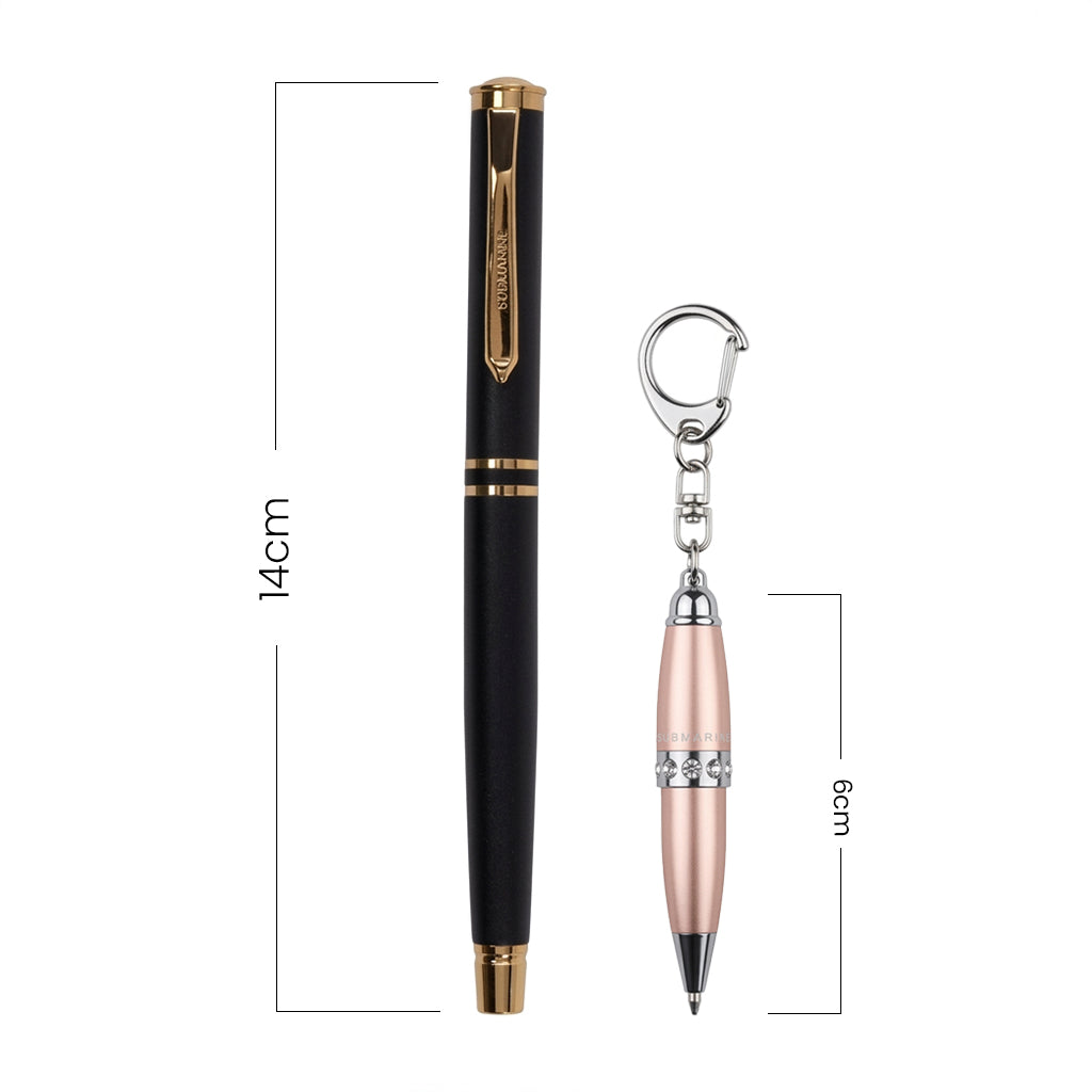 Mini Pop Metallic Ball Pen – Set Of 5