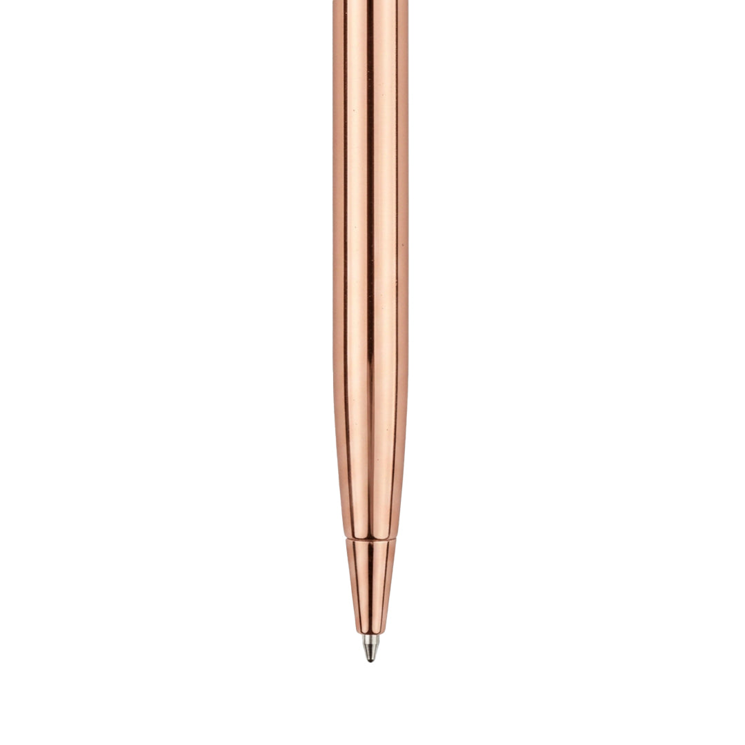 Krown Metal Ball Pen - Set Of 2 - Gold & Rose Gold