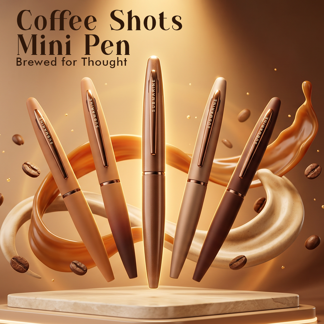 Coffee Shots Mini Ball Pen (5 Colour | Pack Of 5)