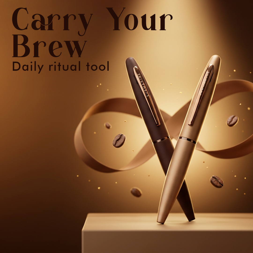 Coffee Shots Mini Ball Pen (5 Colour | Pack Of 5)