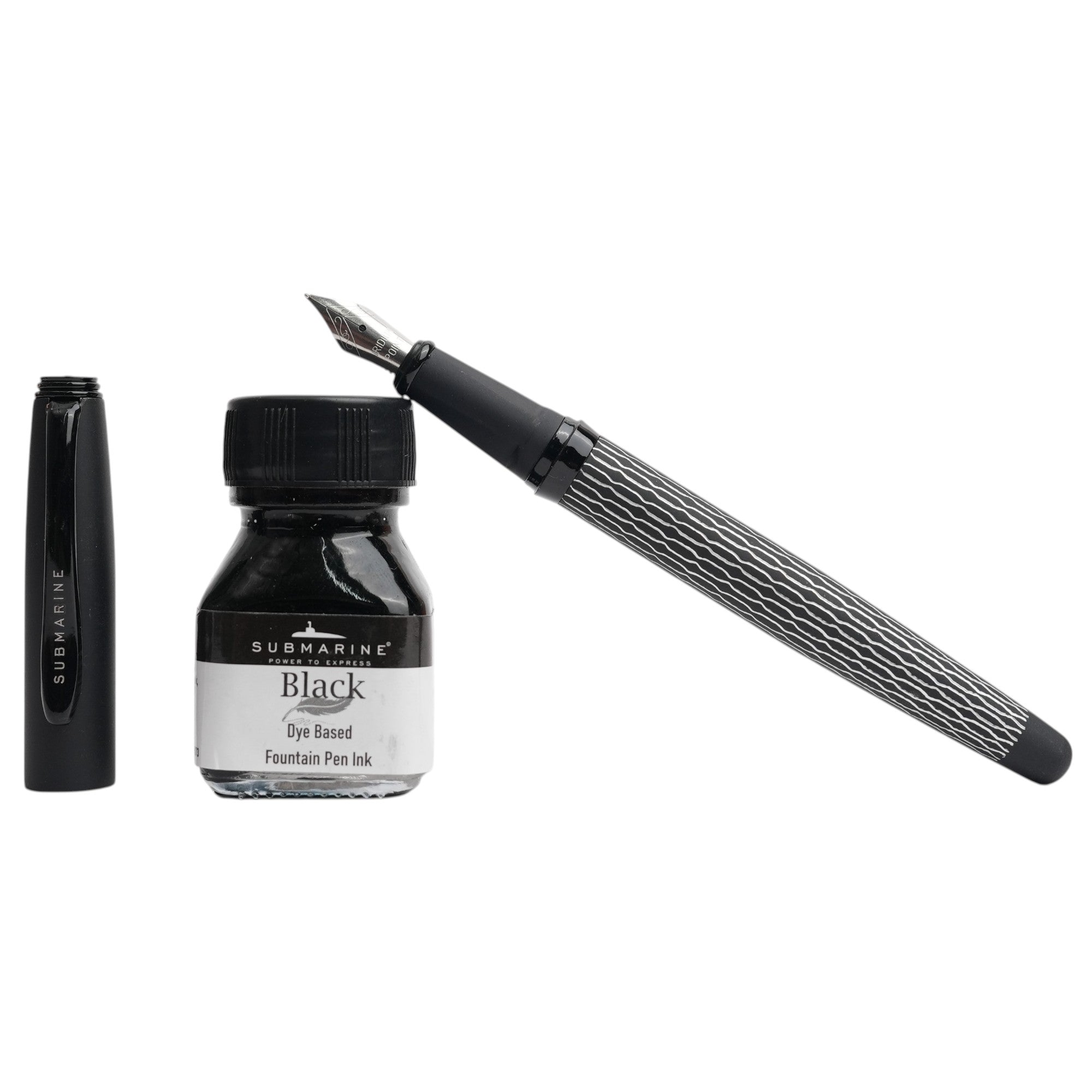 Inkspire Black Fountain Pen Set