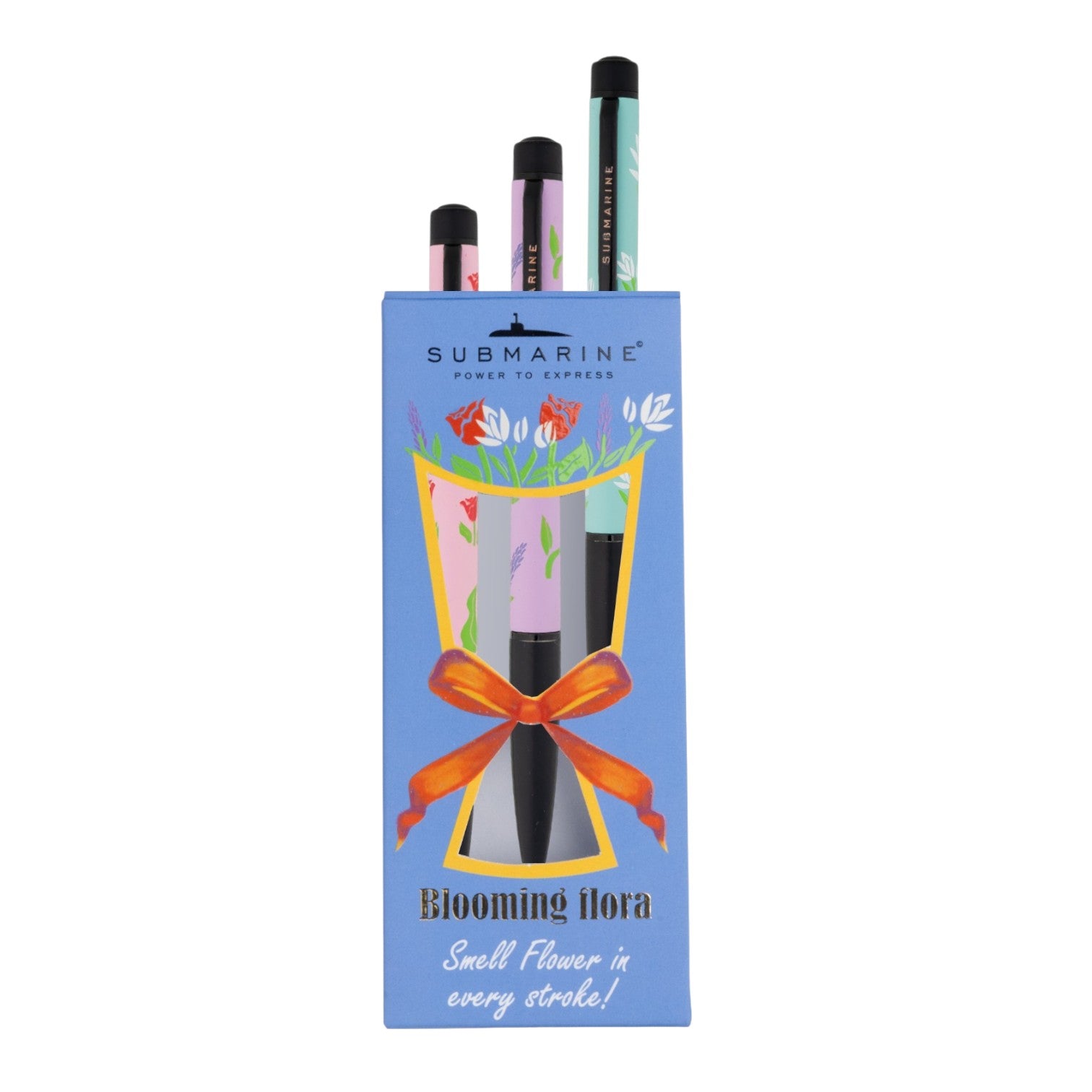 Blooming Flora Ball Pen Set – Pack of 3