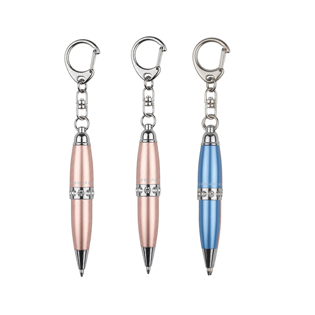 Mini Pop Metallic Ball Pen – Set Of 3