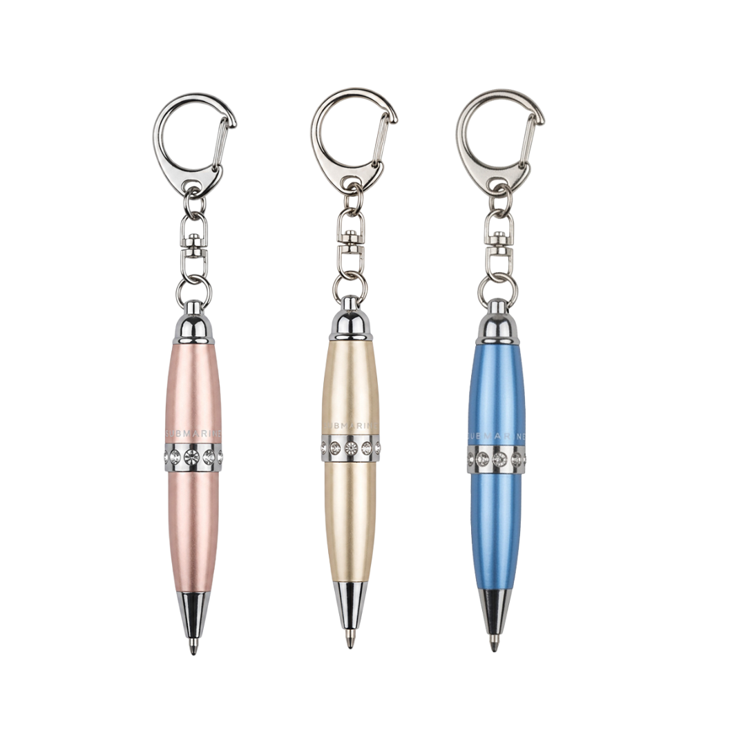 Mini Pop Metallic Ball Pen – Set Of 3