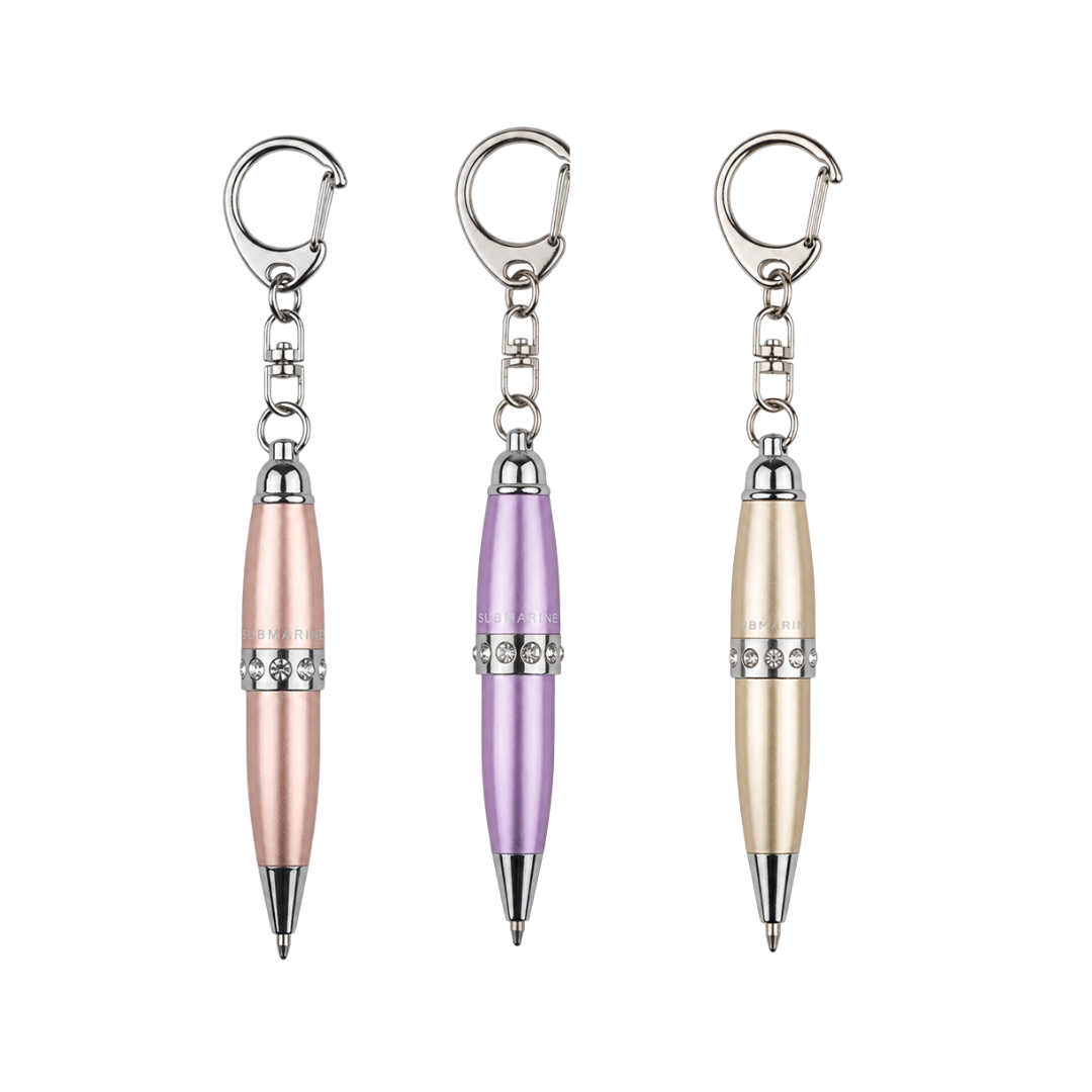 Mini Pop Metallic Ball Pen – Set Of 3