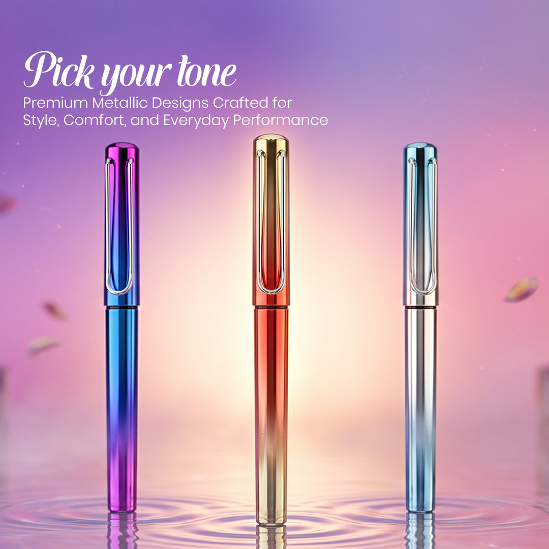 Calligraphy Fountain Pen Set – Pack of 3