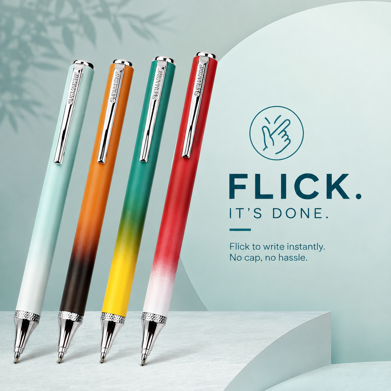 "Jhatka" Ombre Shade Fragrance Ball Pen - Pack of 4