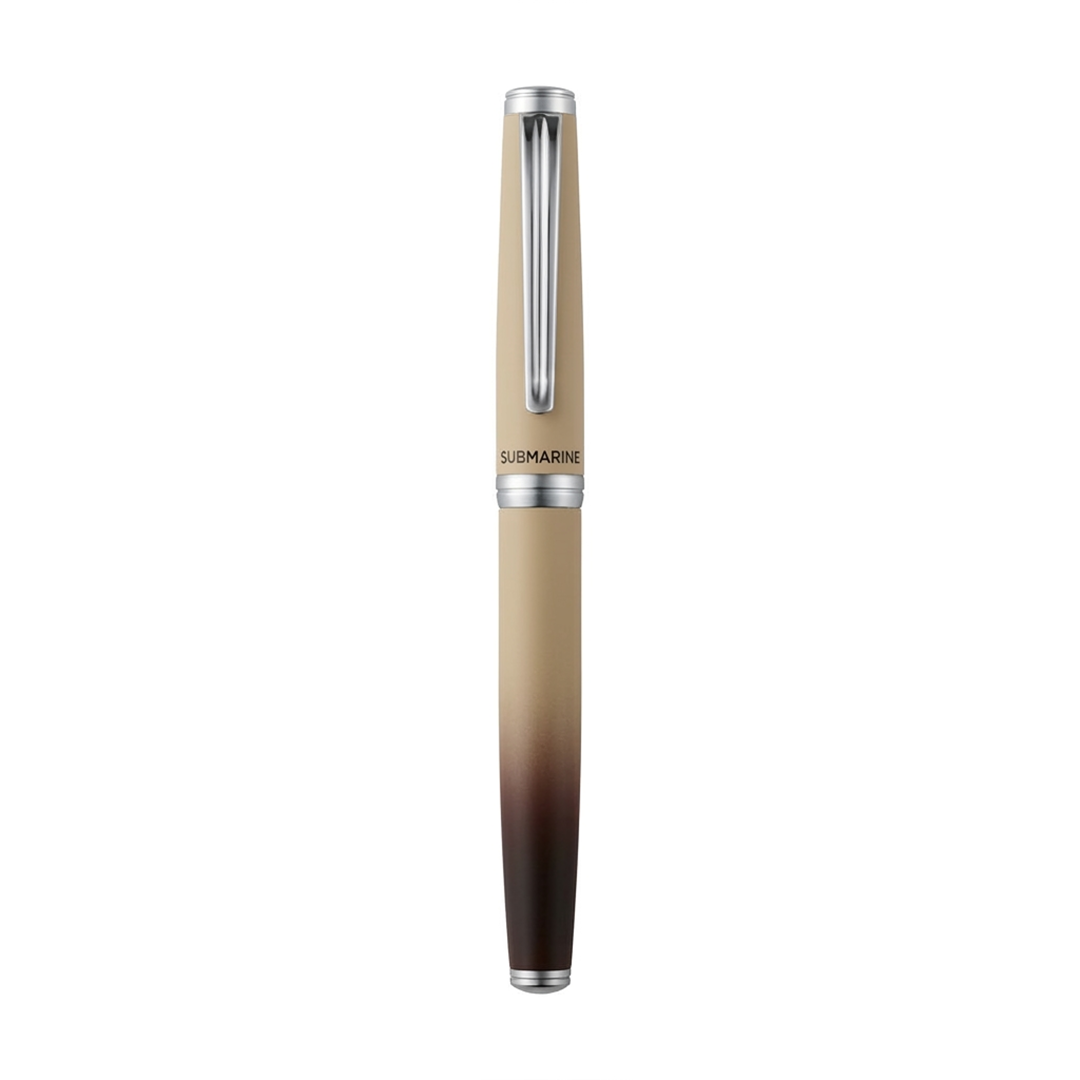 Horizon Dual Shade Fragrance Roller & Fountain Pen Set - Hot Chocolate
