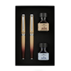 Horizon Dual Shade Fragrance Roller & Fountain Pen Set - Hot Chocolate