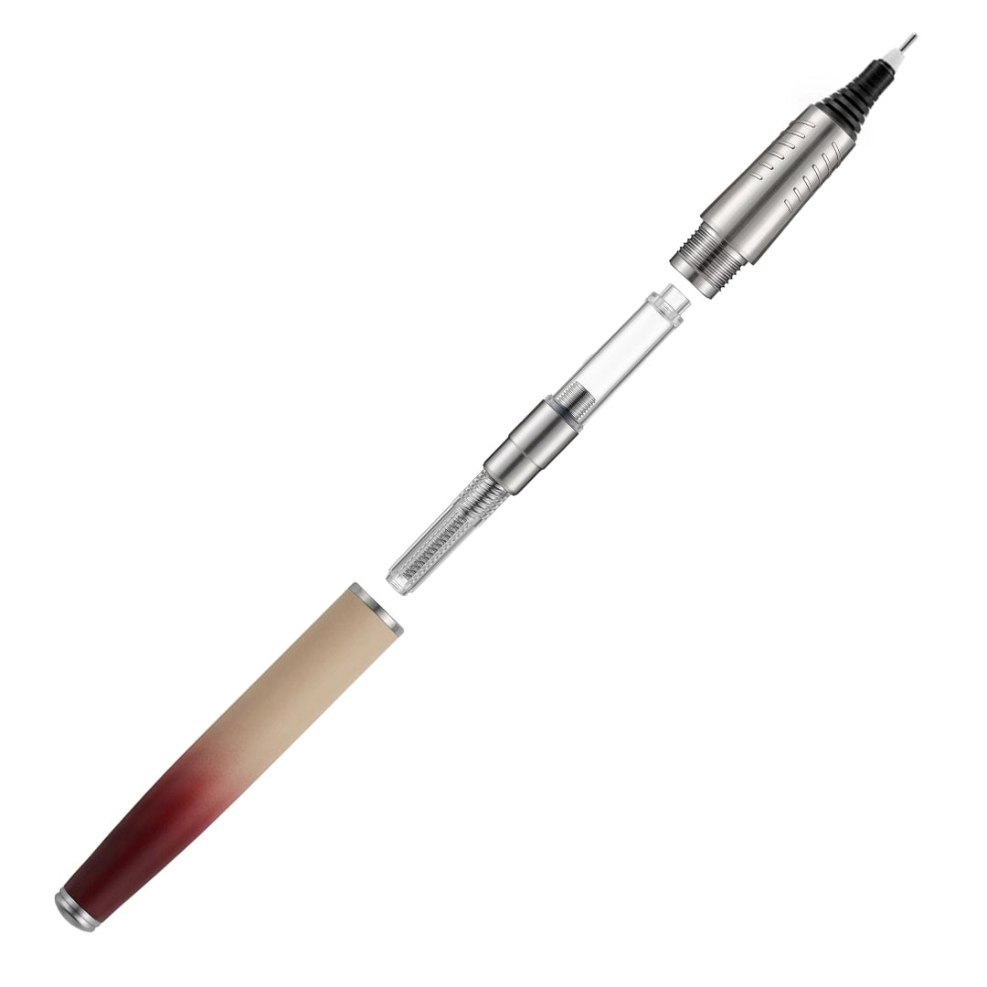 Horizon Dual Shade Fragrance Roller & Fountain Pen Set - Hot Chocolate