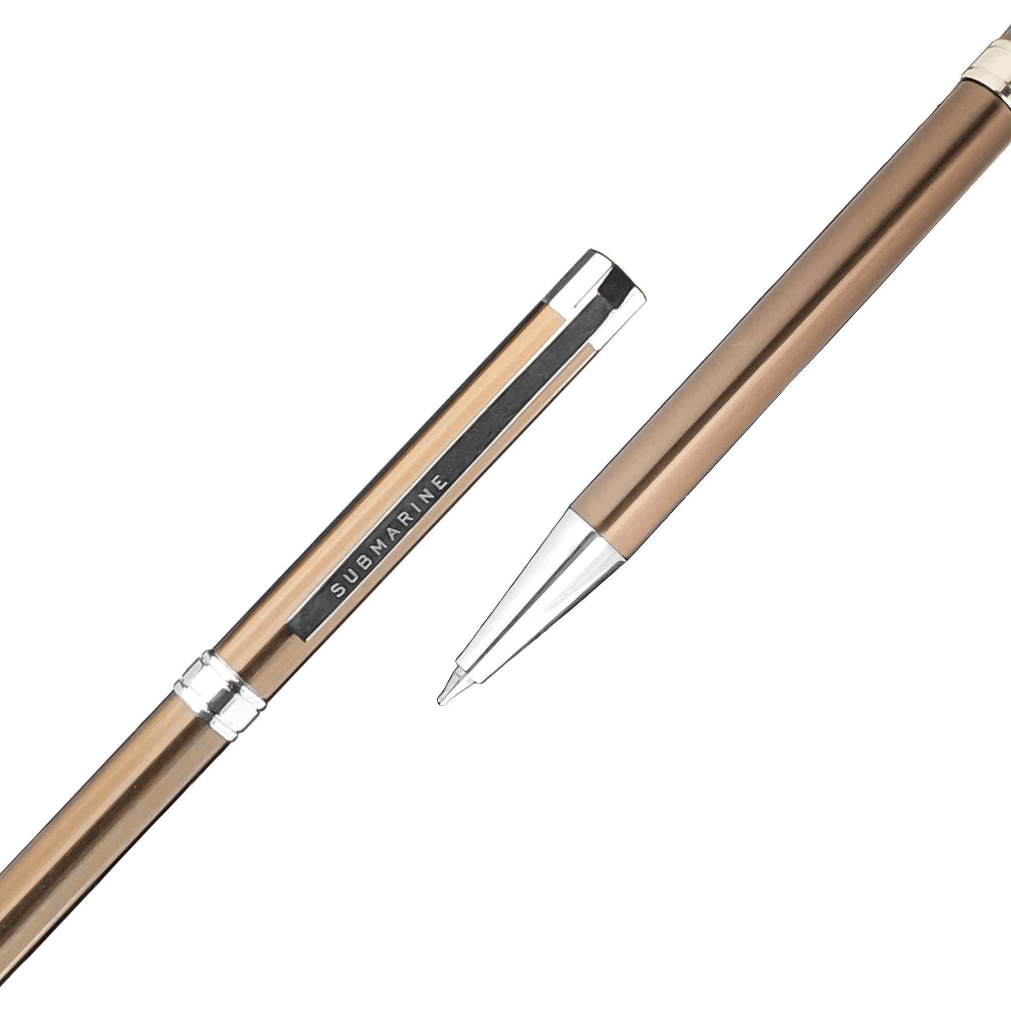 Chrome Coffee Ball Pen