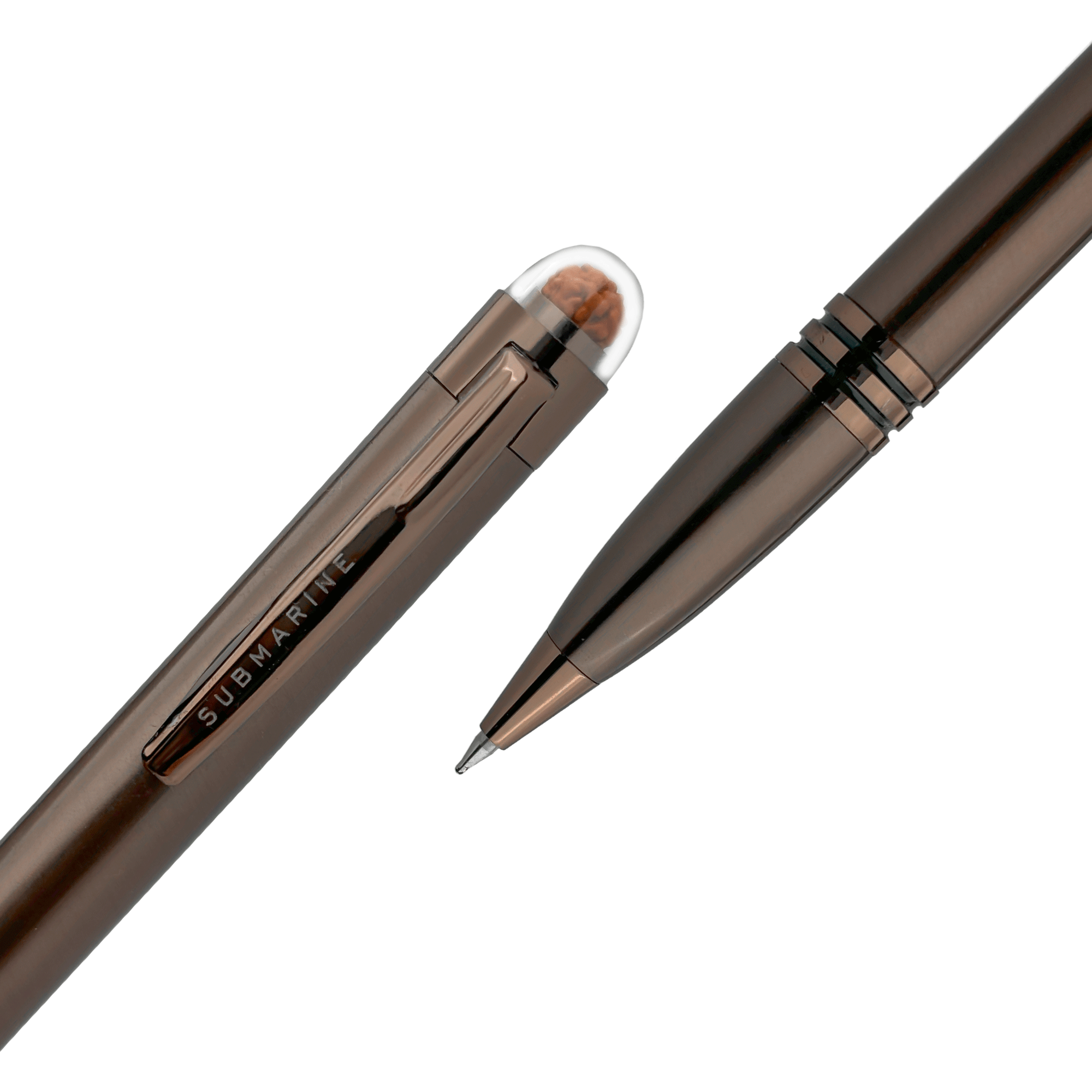 Coffee Rudraksha Ball Pen