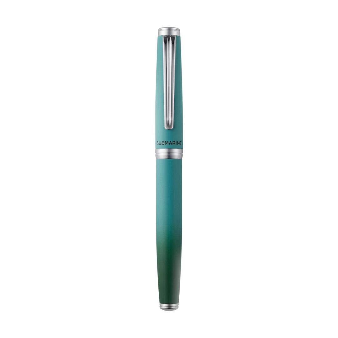 Horizon Dual Shade Fragrance Roller & Fountain Pen Set - Cool Water T-Blue