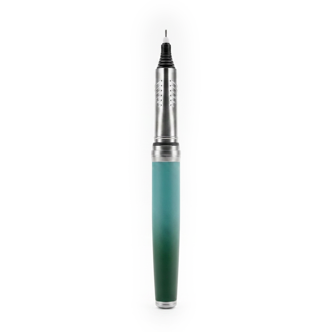 Horizon Dual Shade Fragrance Roller & Fountain Pen Set - Cool Water Teal Blue
