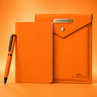 Pulse Premium Diary and Pen Set - Orange
