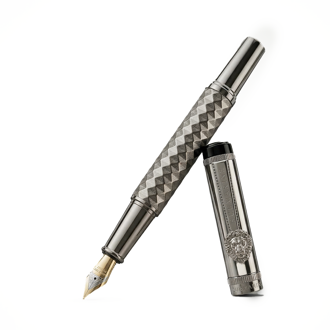 Royal Edition Lion Metal Ball & Fountain Pen Set