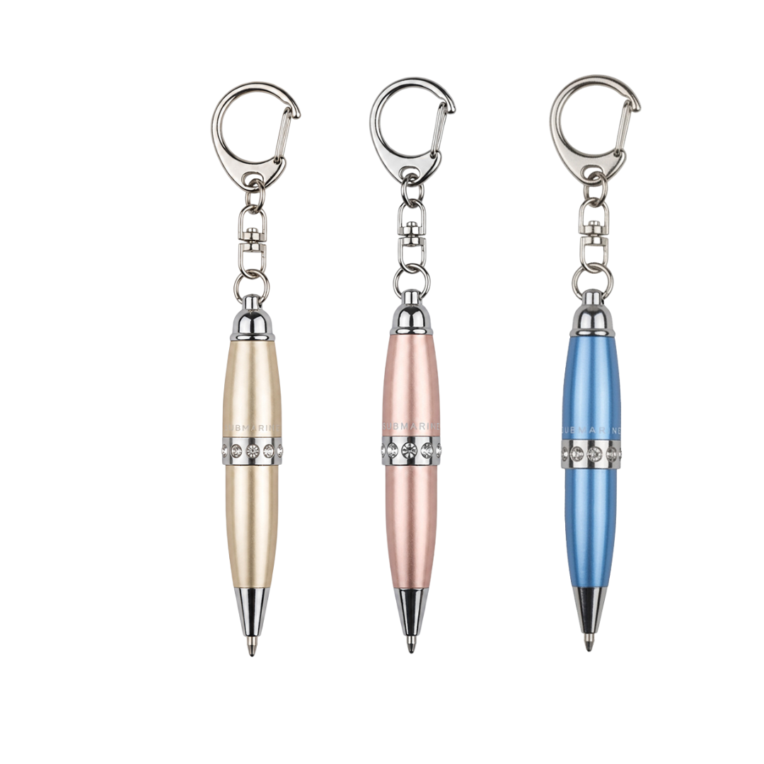 Mini Pop Metallic Ball Pen – Set Of 3