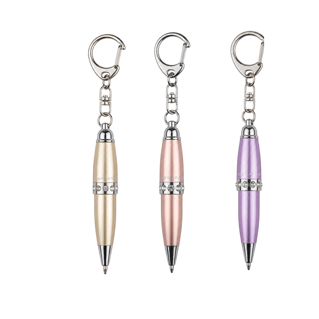 Mini Pop Metallic Ball Pen – Set Of 3