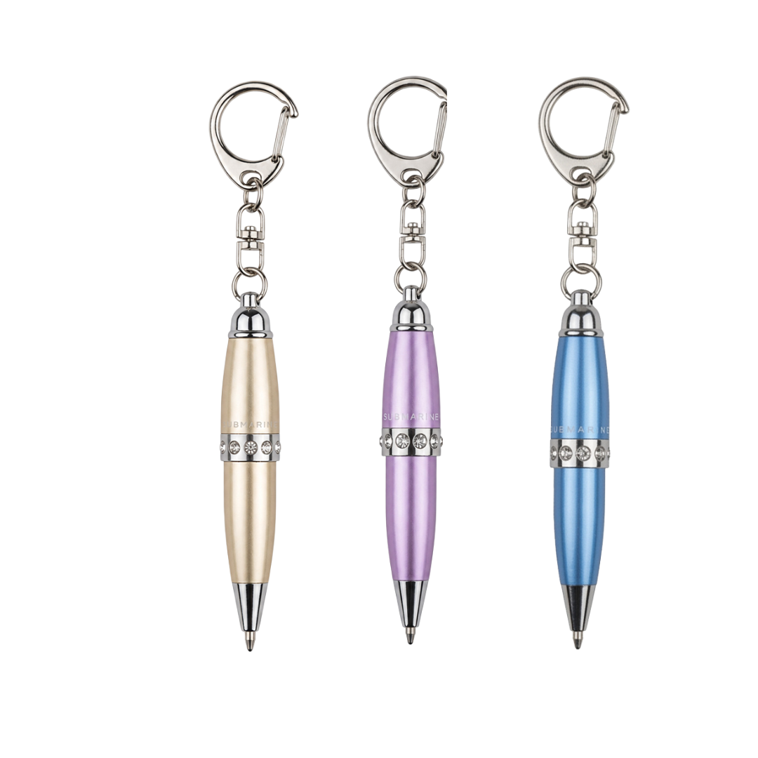 Mini Pop Metallic Ball Pen – Set Of 3