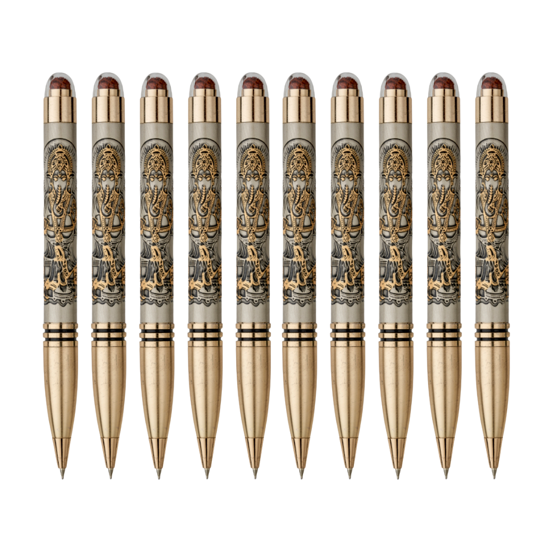 Ganesha Rudraksha Ball Pen
