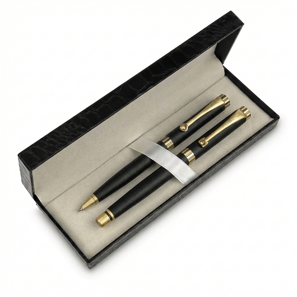 Regal Brass Metal Ball & Roller Pen Combo
