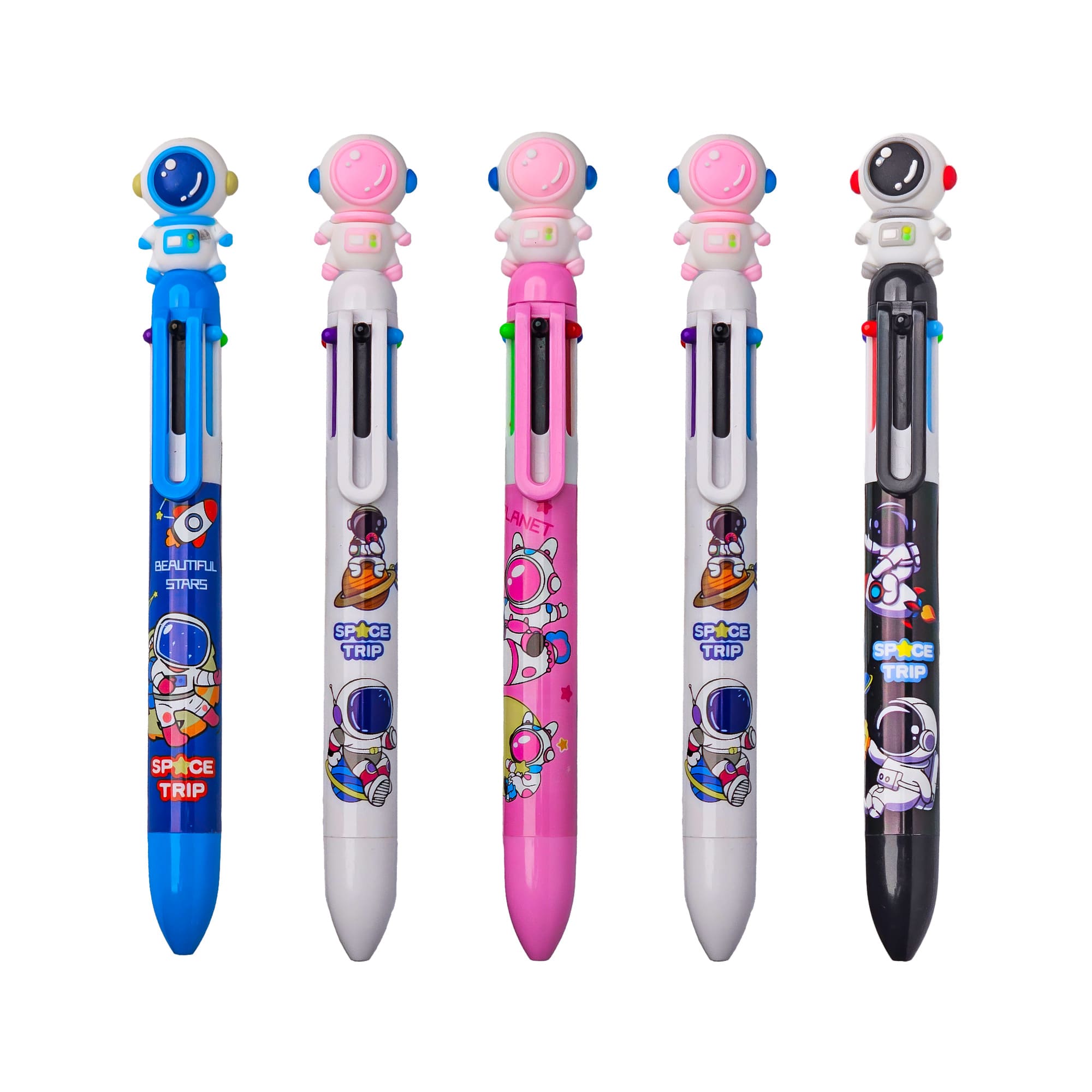 Nasa Multi Colour Kids Pen Pack of 5