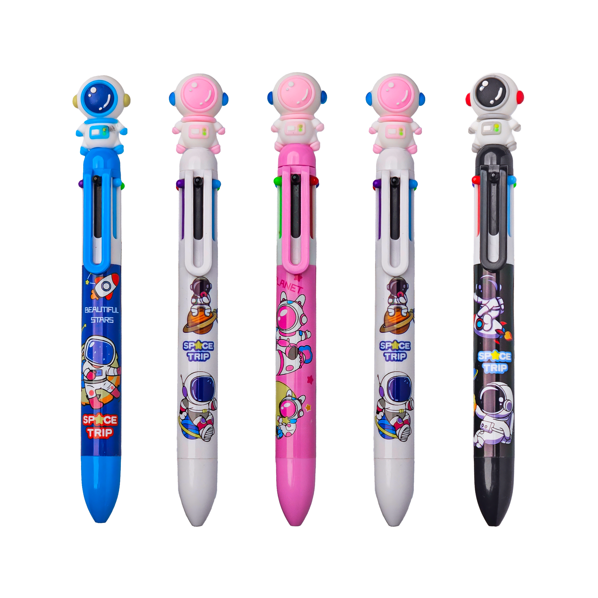Nasa Multi Colour Kids Pen Pack of 5