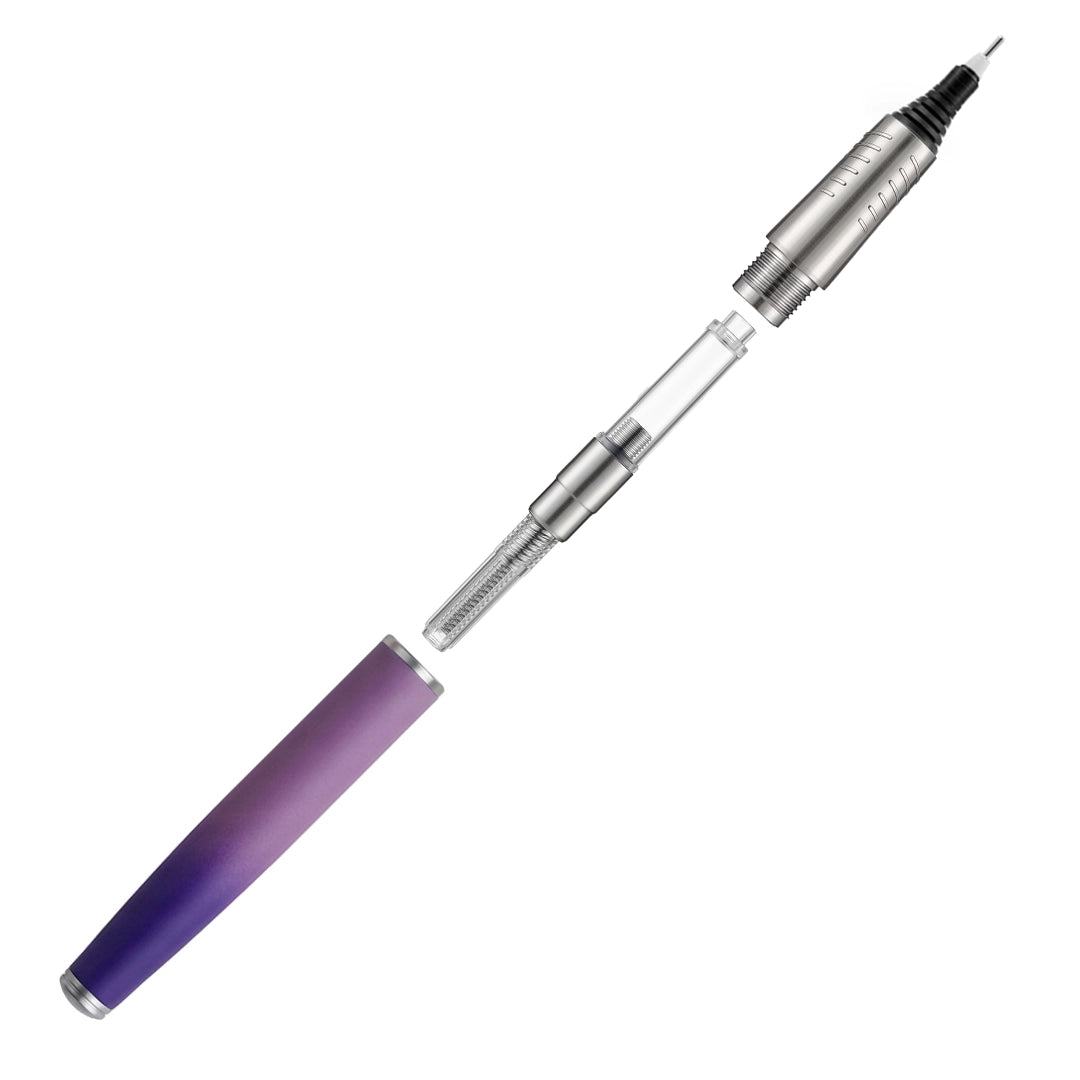 Horizon Dual Shade Fragrance Roller & Fountain Pen Set - Serene Lavender
