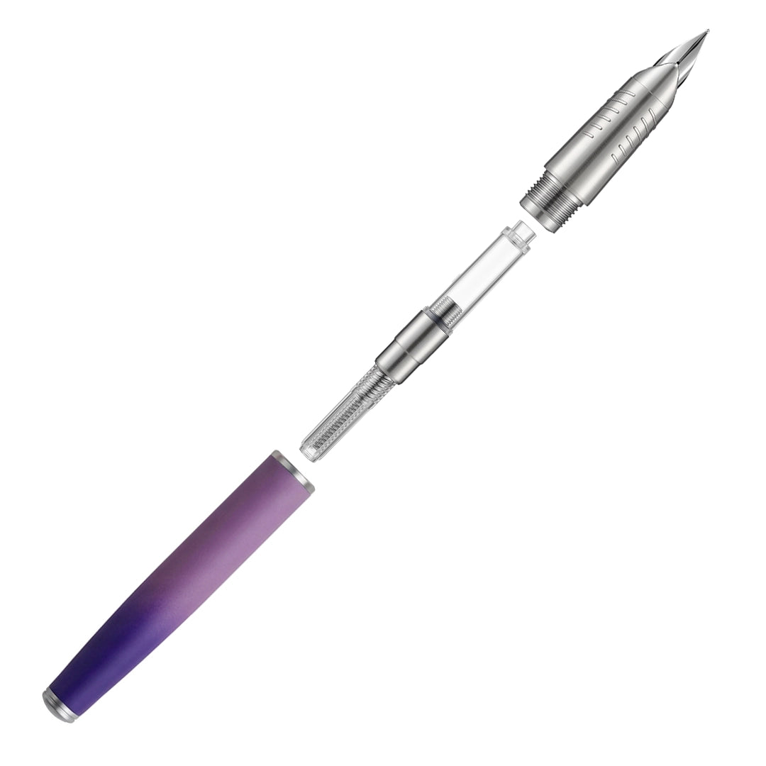 Horizon Dual Shade Fragrance Roller & Fountain Pen Set - Serene Lavender