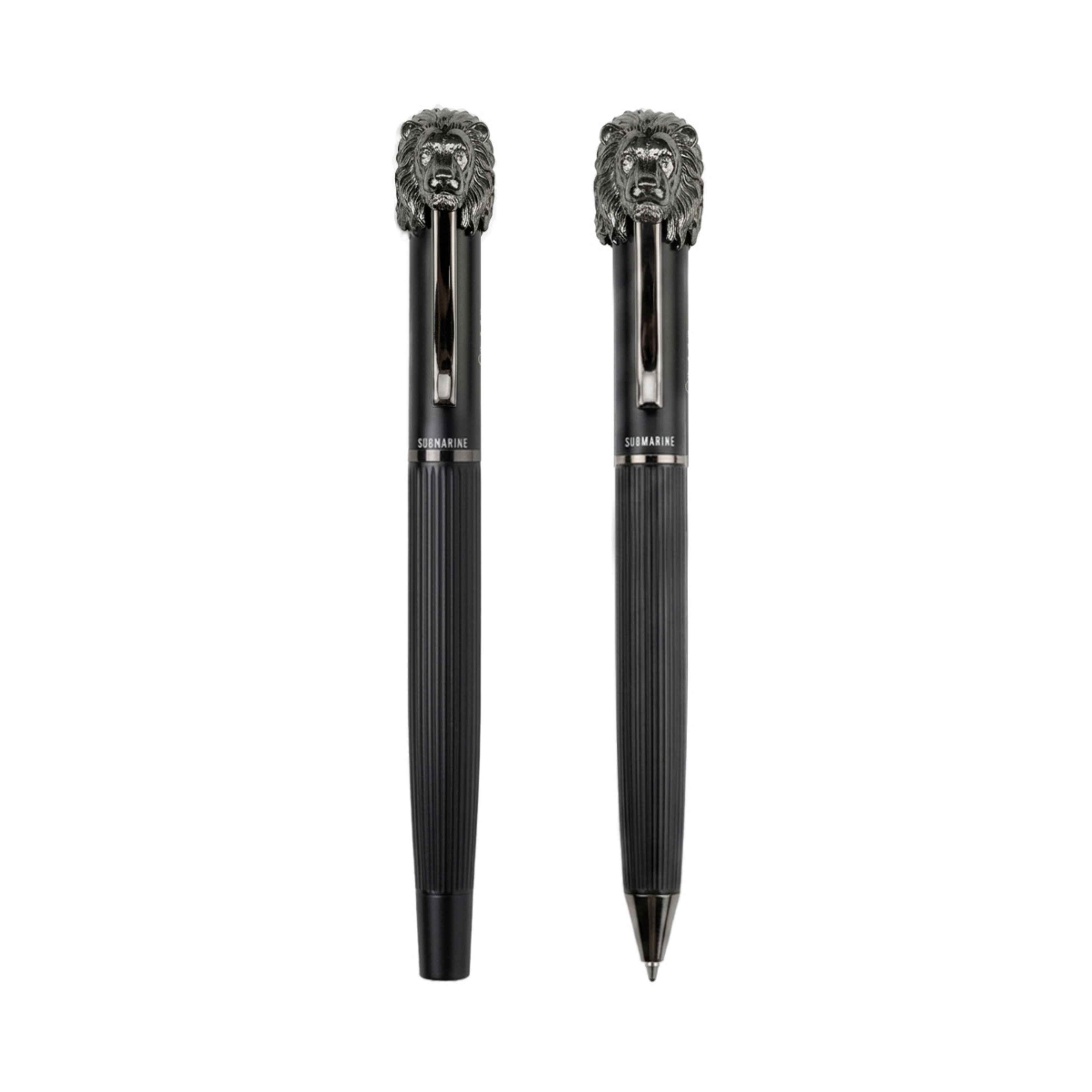 Leonis Metal Roller & Ball Pen Set - Gun Metal