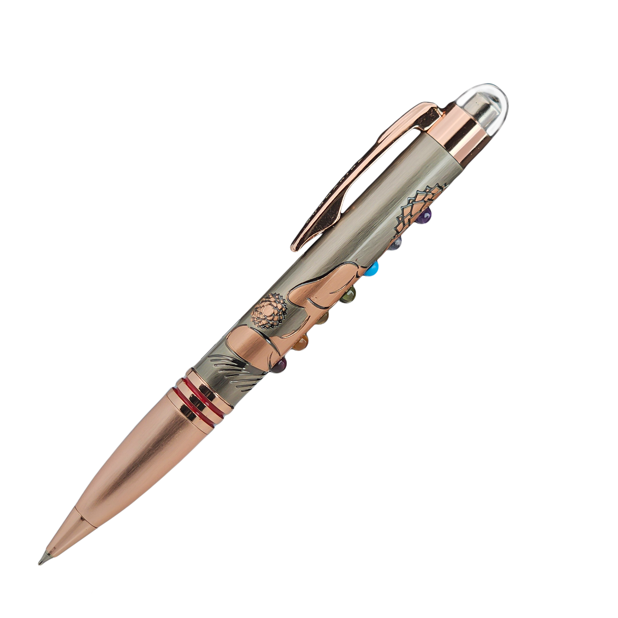7 Chakra Ball Pen Gift Set with Diary and Bracelet