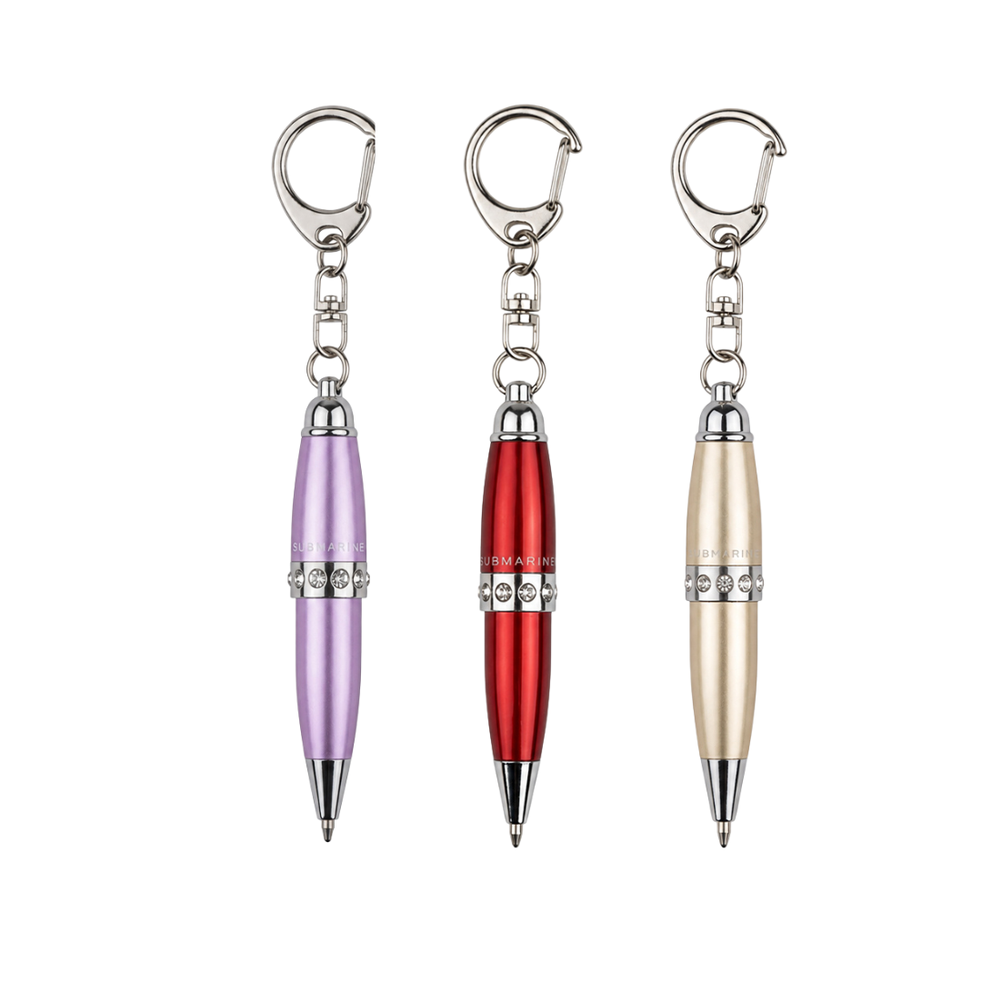 Mini Pop Metallic Ball Pen – Set Of 3