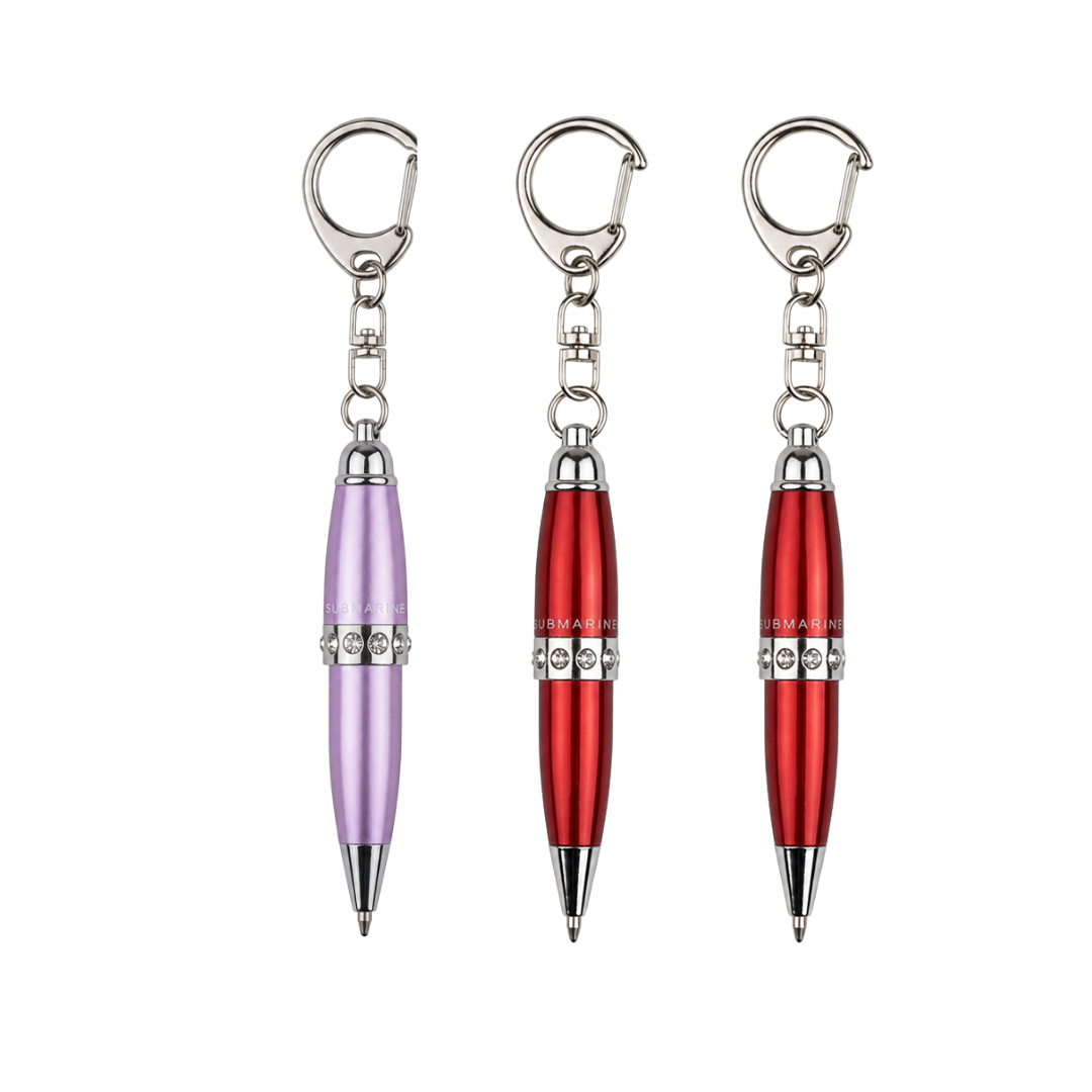 Mini Pop Metallic Ball Pen – Set Of 3