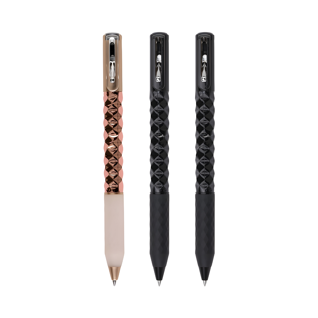 KINETIQ Retractable Ball Pen - Set of 3