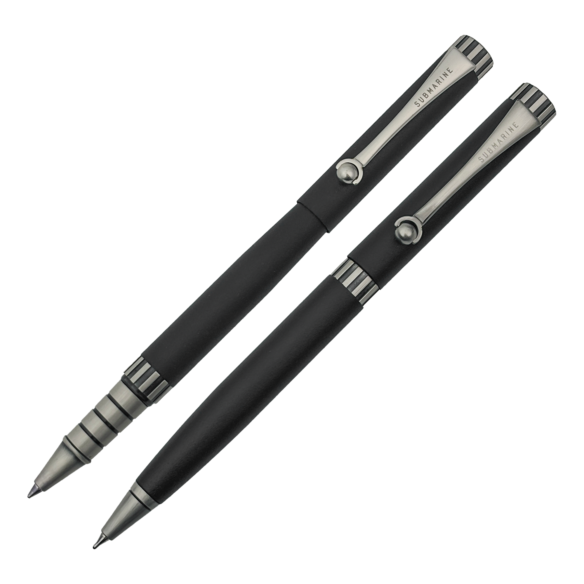 Regal Silver Metal Pen & Roller Pen Combo - Submarine Pens