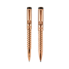 Royal Edition Lion Metal Roller & Ball Pen Set - Rose Gold