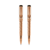 Royal Edition Lion Metal Roller Pen - Set of 2 - Rose Gold