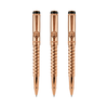 Royal Edition Lion Metal Roller Pen  - Set of 3 - Rose Gold