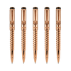 Royal Edition Lion Metal Roller Pen  - Set of 5 - Rose Gold