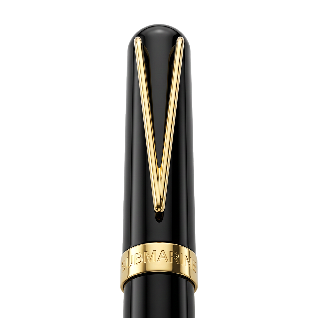 Royale Black & Gold Roller Pen