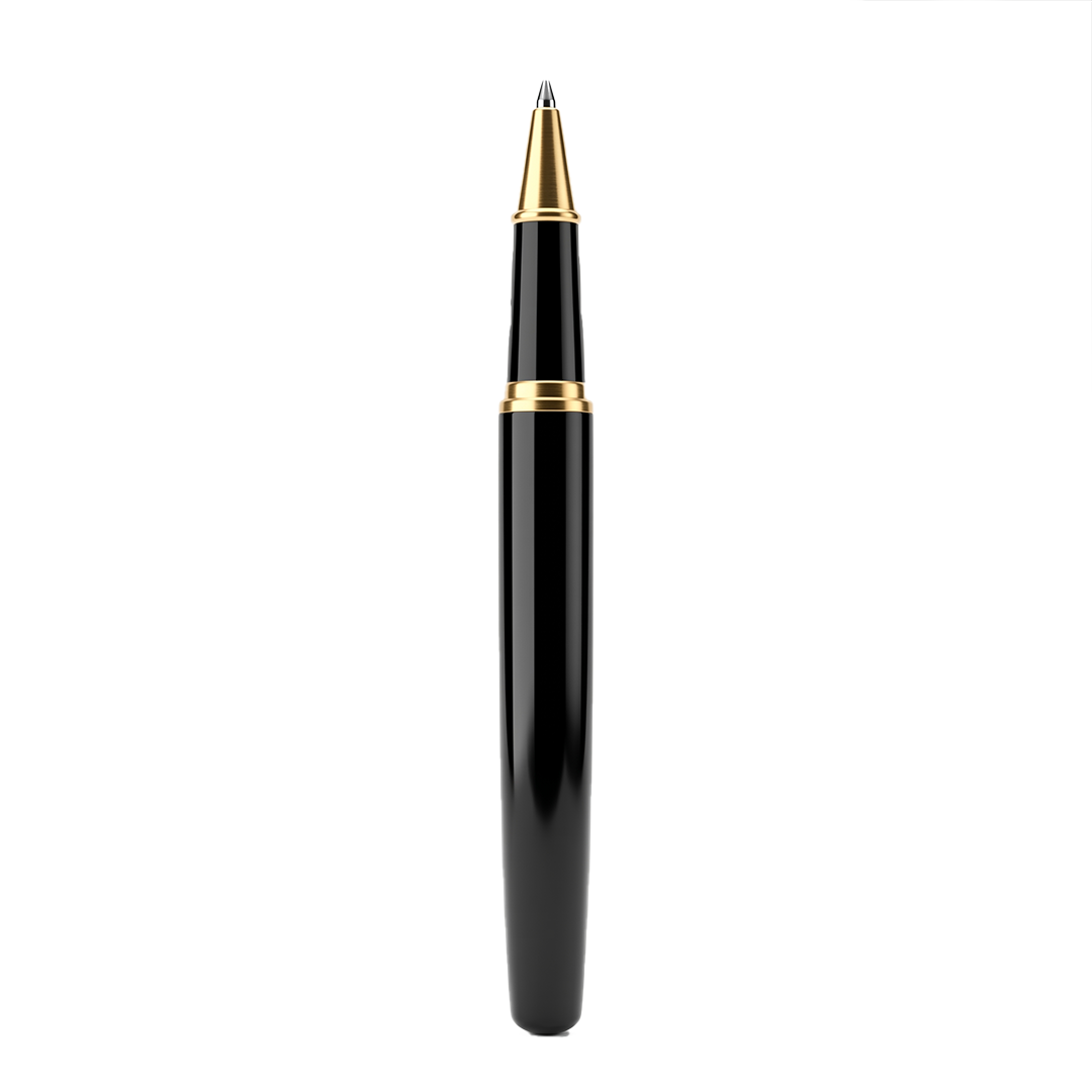 Royale Black & Gold Roller Pen