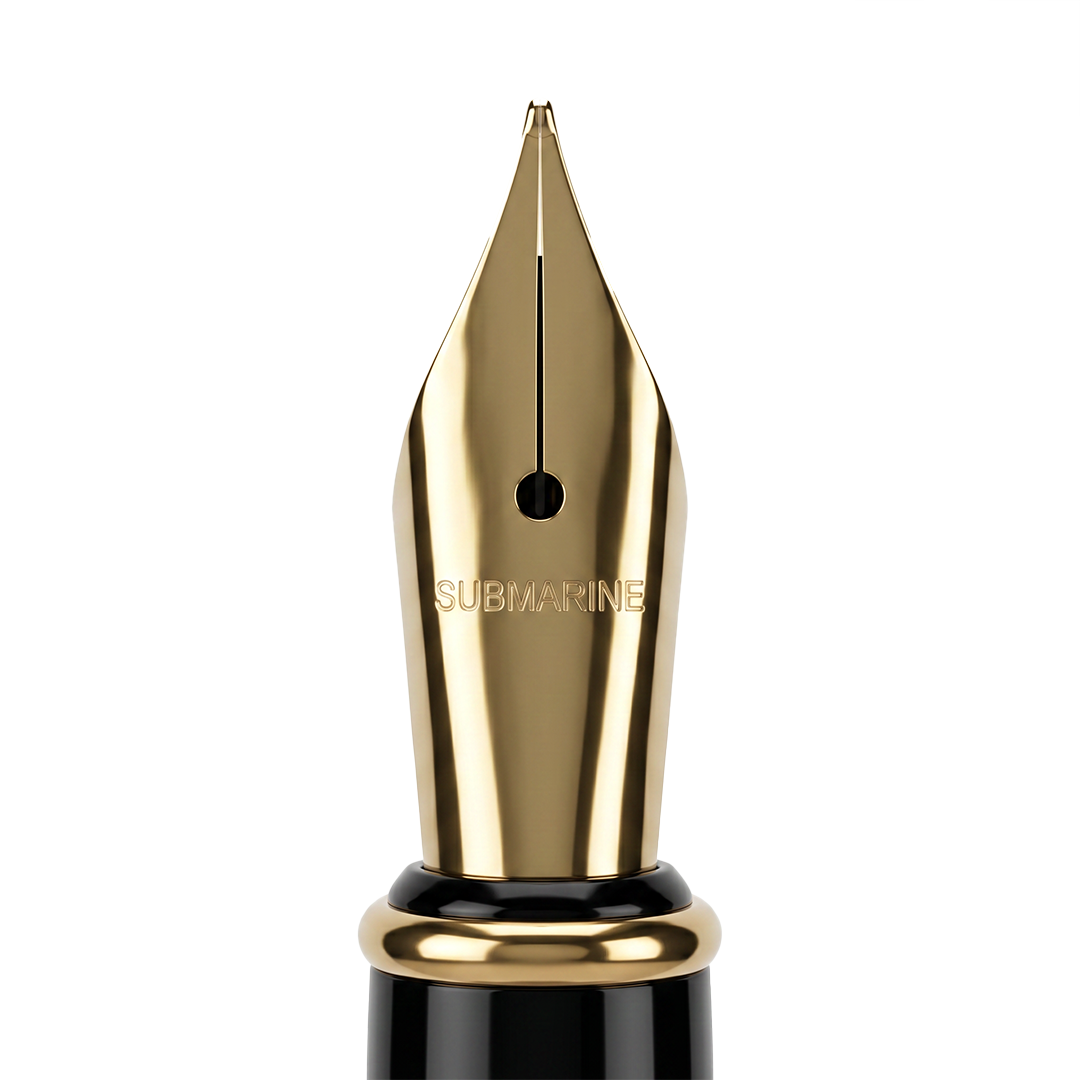Royale Black - Gold Ball & Fountain Pen Set