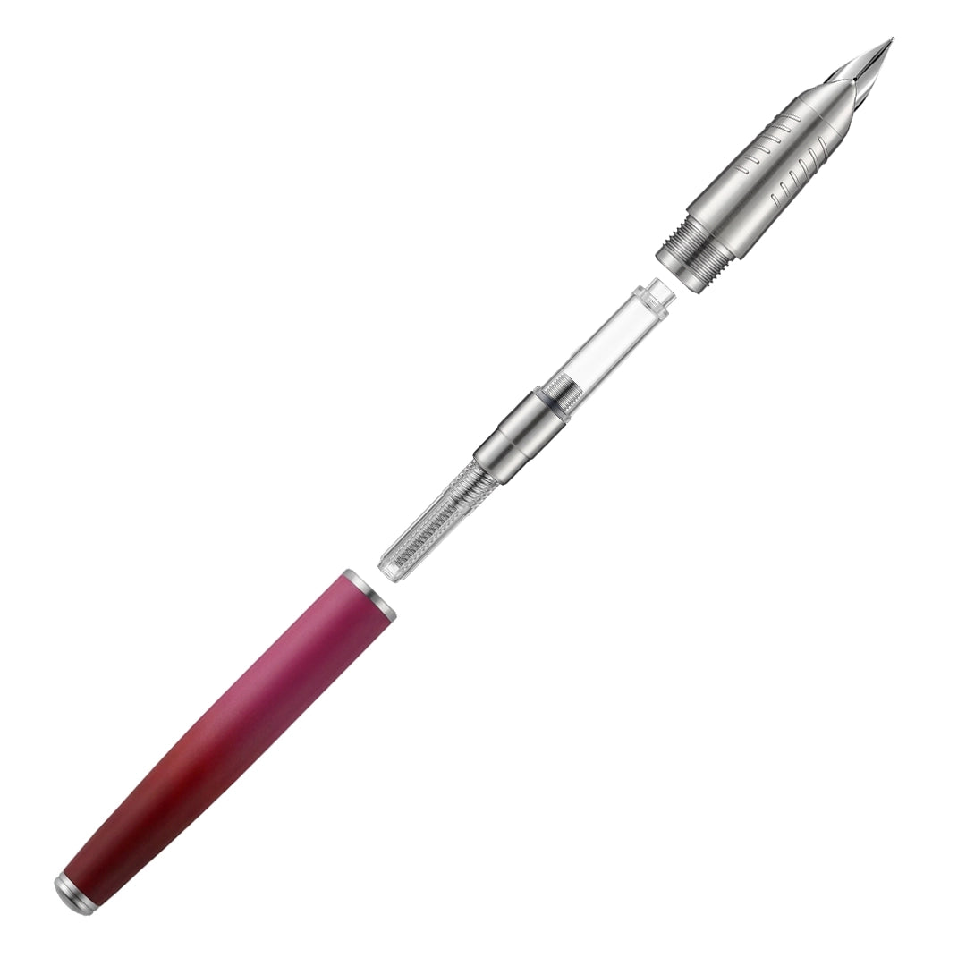 Horizon Dual Shade Fragrance Roller & Fountain Pen Set - Vintage Rose