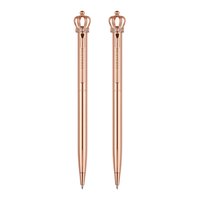 Krown Metal Ball Pen – Set of 2 - Rose Gold