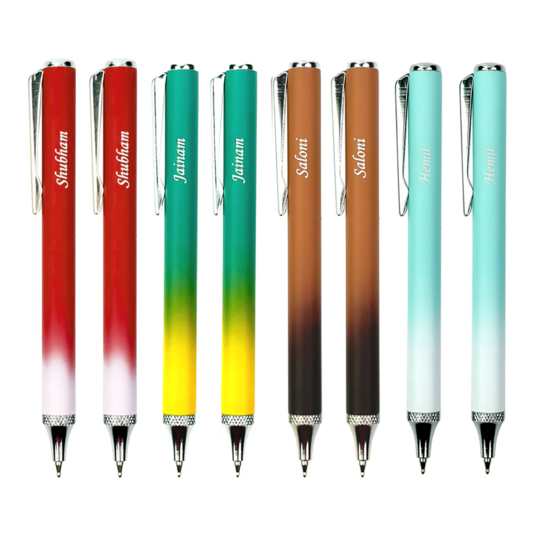 "Jhatka" Ombre Shade Fragrance Ball Pen - Pack of 8