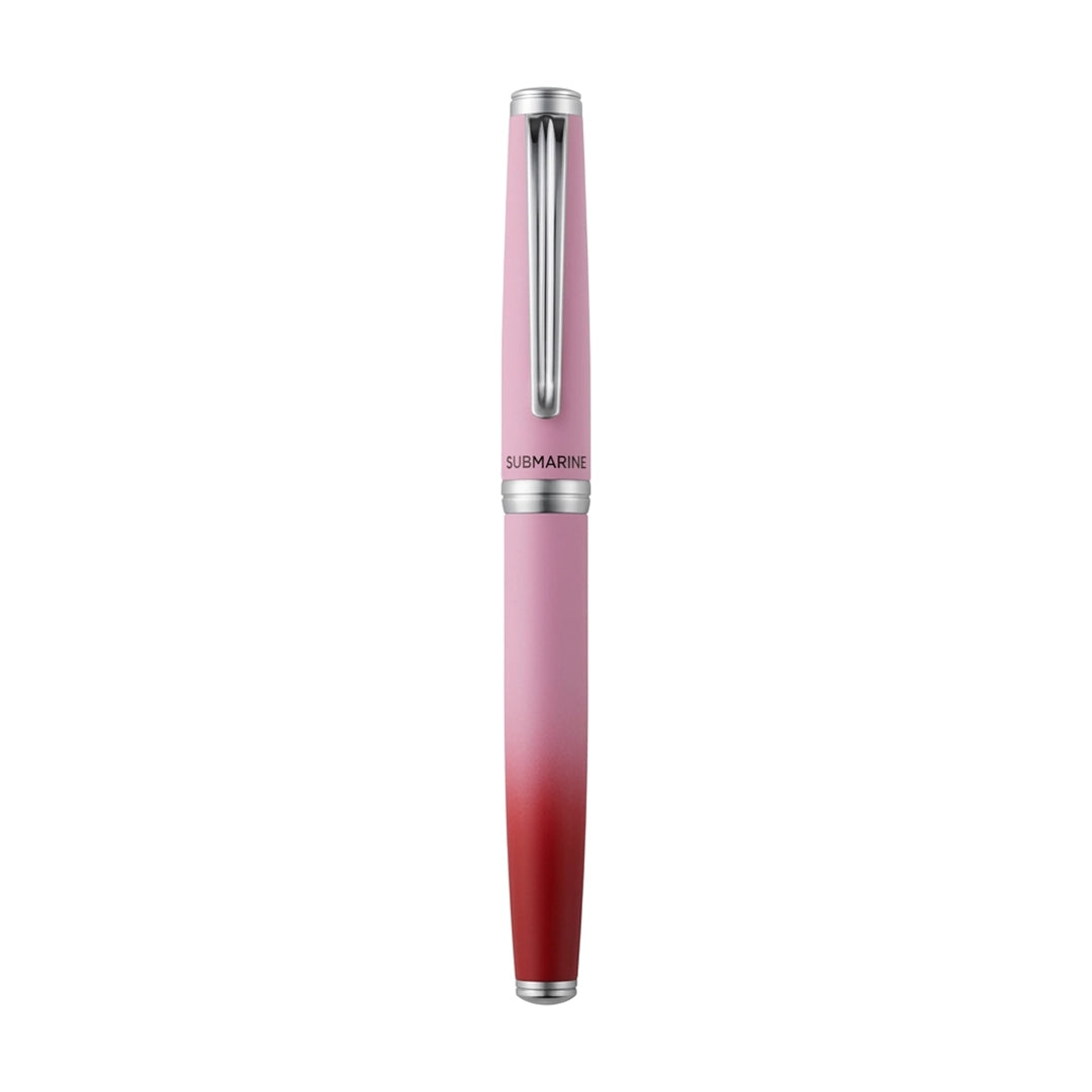 Horizon Dual Shade Fragrance Roller & Fountain Pen Set - Wild Strawberry