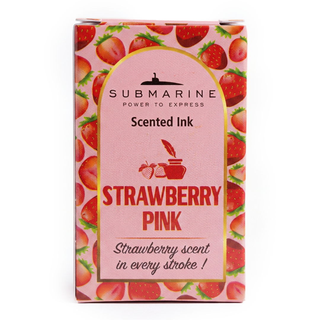 Horizon Dual Shade Fragrance Roller & Fountain Pen Set - Wild Strawberry